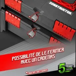 Boîte à Outils Empilable En Plastique -Constructor 9 Boîte à Outils Empilable En Plastique -Constructor -ROULOR Soldes Magasin 13726590 5