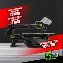 CONSTRUCTOR Scie à Chantourner 120 W Avec Vitesse Variable 7 CONSTRUCTOR Scie à Chantourner 120 W Avec Vitesse Variable -ROULOR Soldes Magasin 14609684 3