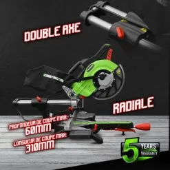 CONSTRUCTOR Scie Onglets Radiale 1800w-210mmavec Laser Et Double Inclinaison 8 CONSTRUCTOR Scie Onglets Radiale 1800w-210mmavec Laser Et Double Inclinaison -ROULOR Soldes Magasin 16752228 4