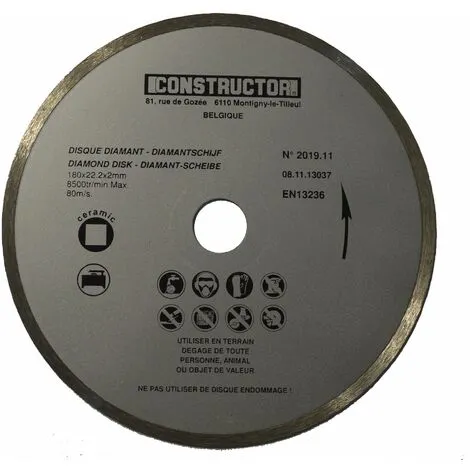 Table Coupe Carrelages 600W - 180mm - Constructor 5 Table Coupe Carrelages 600W - 180mm - Constructor – Image 5