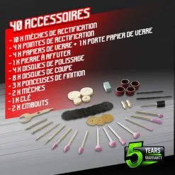 Mini Outil Multi Fonctions 130W - Constructor -ROULOR Soldes Magasin 24833709 3