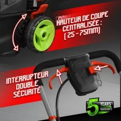 CONSTRUCTOR Tondeuse à Gazon 40V (2x20V) 34 Cm - Sans Batterie -ROULOR Soldes Magasin 28039622 4