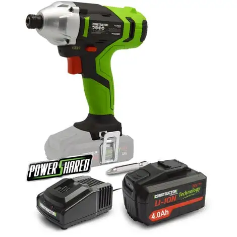 CONSTRUCTOR VISSEUSE A CHOCS MAX 20V +BAT.4AH+CHARG. 1 CONSTRUCTOR VISSEUSE A CHOCS MAX 20V +BAT.4AH+CHARG.