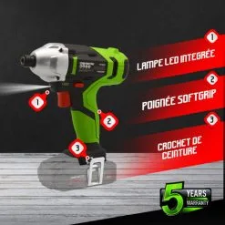 CONSTRUCTOR VISSEUSE A CHOCS MAX 20V +BAT.4AH+CHARG. 6 CONSTRUCTOR VISSEUSE A CHOCS MAX 20V +BAT.4AH+CHARG. -ROULOR Soldes Magasin 33559453 3