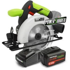 CONSTRUCTOR Scie Circulaire Max 20V + Batterie 4Ah + Chargeur
