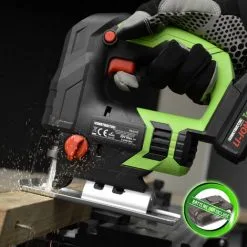 CONSTRUCTOR SCIE SAUTEUSE MAX 20V + BAT.4AH + CHARG. -ROULOR Soldes Magasin 33742879 4