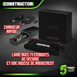 Tournevis Rechargeable 4V Lithium - Constructor -ROULOR Soldes Magasin 34701304 4