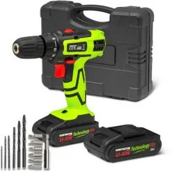 CONSTRUCTOR Perceuse Visseuse 20V Lithium-2 Batteries -Constru