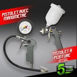 CONSTRUCTOR Kit D'accessoires 5pcs Pour Compresseur - Construc -ROULOR Soldes Magasin 35565958 3