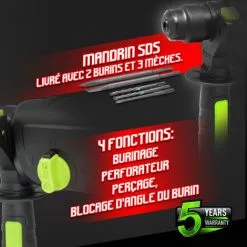 Marteau Perforateur 1050W BMC - Constructor -ROULOR Soldes Magasin 4491077 3