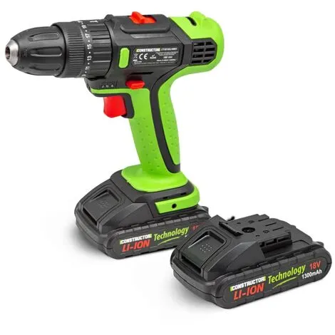 Perceuse/Visseuse Avec Percussion 18 V CONSTRUCTOR 1 Perceuse/Visseuse Avec Percussion 18 V CONSTRUCTOR
