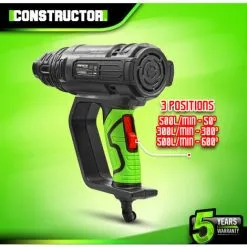 Décapeur Thermique 2000W Livré En Coffret Avec 4 Accessoires - Constructor -ROULOR Soldes Magasin 49237596 4