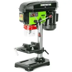 Perceuse à Colonne 350W Avec étau Et Laser - 13mm - 5 Vitesses - Constructor