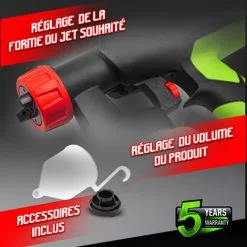Pistolet Peinture Basse Pression 400W - 800ml - Constructor -ROULOR Soldes Magasin 71495384 3