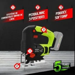 CONSTRUCTOR Scie Sauteuse Sans Fil Max 20V - Sans Batterie -ROULOR Soldes Magasin 8441794 3