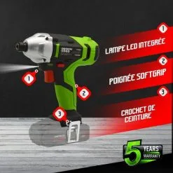 CONSTRUCTOR Visseuse à Chocs Sans Fil Max 20V - Sans Batterie -ROULOR Soldes Magasin 8441795 3