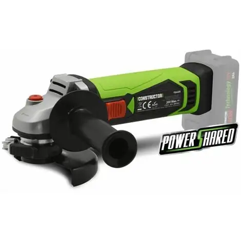 CONSTRUCTOR Meuleuse D'angle Sans Fil 20V Livrée Sans Batterie 1 CONSTRUCTOR Meuleuse D'angle Sans Fil 20V Livrée Sans Batterie